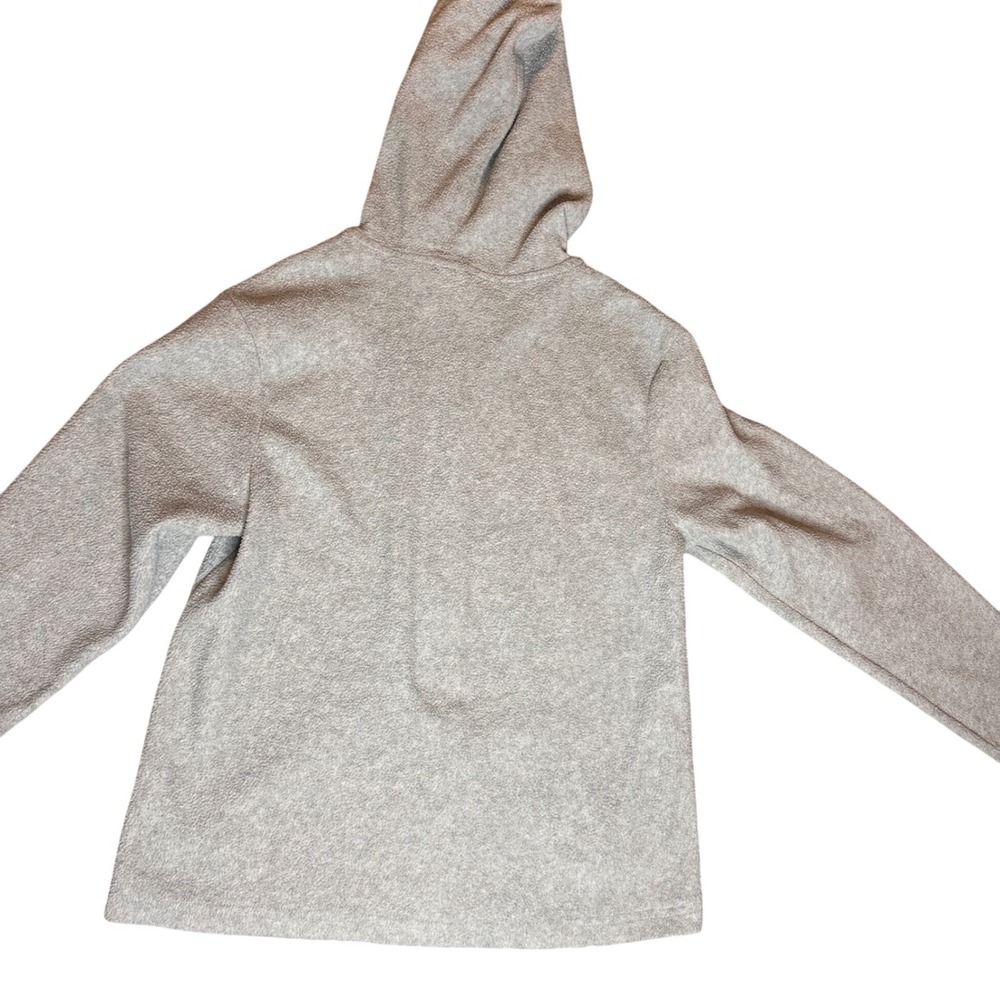 Disney Winnie the Pooh Gray Zip Up Hoodie Embroidered Applique Adult Small 4/6 - Picture 6 of 6
